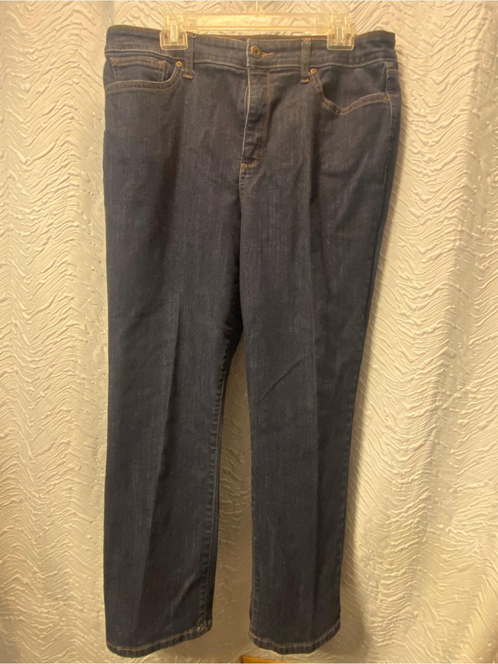 St. John's Bay Dark Blue Straight Leg Jeans